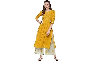 Stunning Cotton Kurta and Palazzo Set for Women – Perfect for Weddings & Festivities