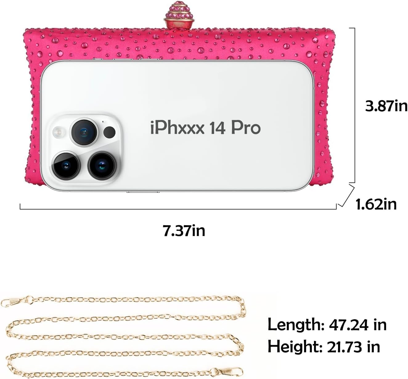 Women Handbags Rhinestone Party Prom Wedding Bride Evening Bags Crystal Party Clutch Purse