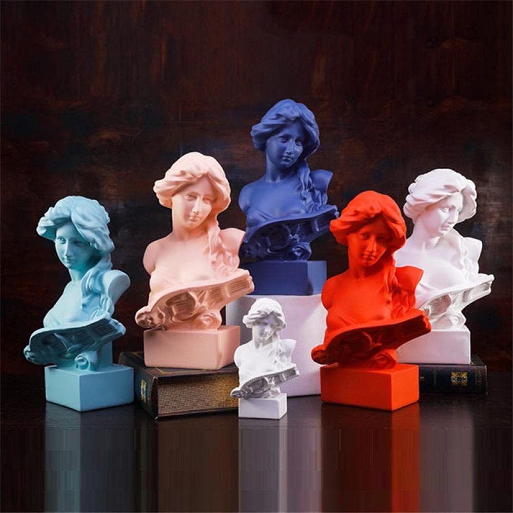 Amazon.co.jp: 樹脂フィギュア置物の家の装飾石膏像材料のリビング