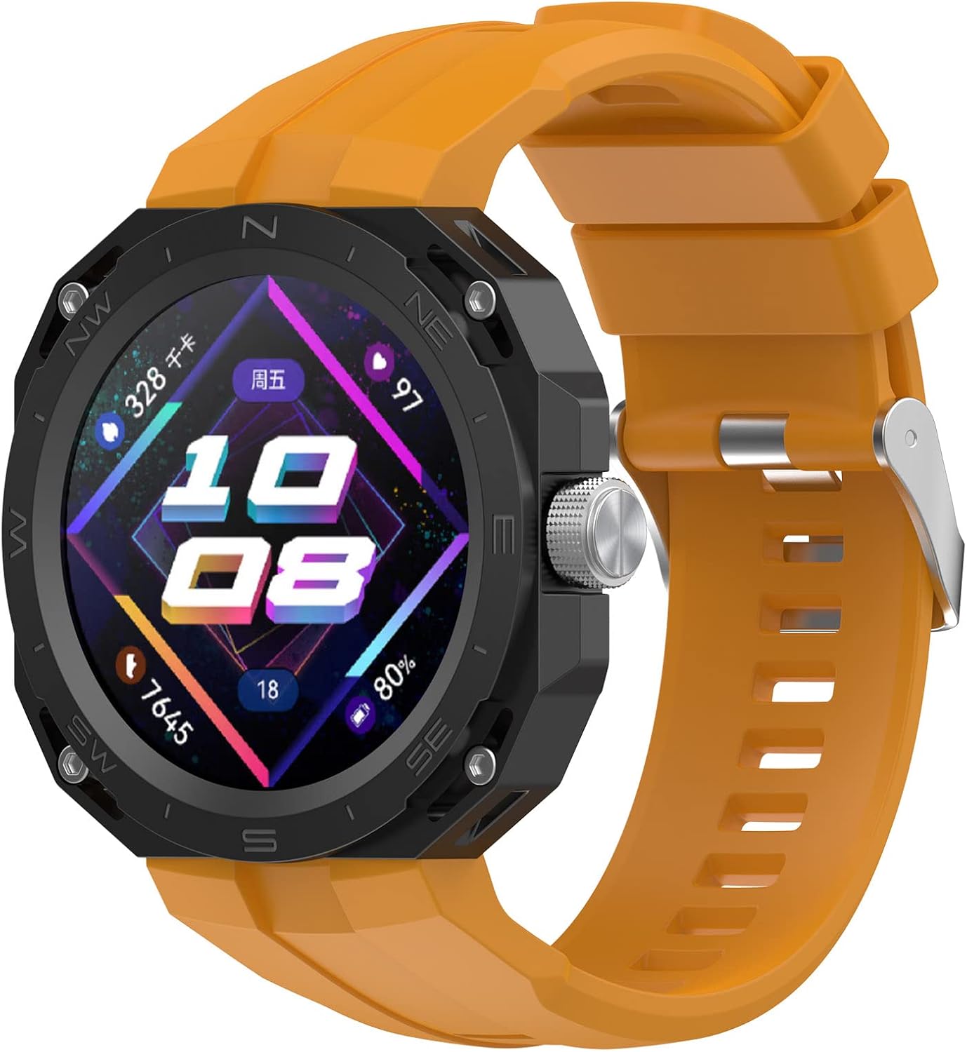 Bracelet De Rechange En Cuir Et Silicone, 22mm, Pour Huawei Watch GT