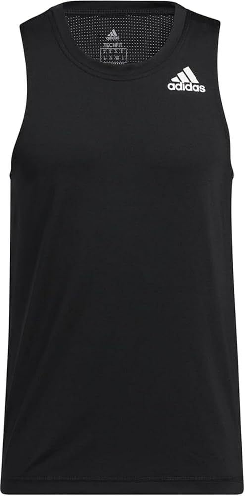Amazon.com: Adidas Men's Tech Fit Compression Sleeveless