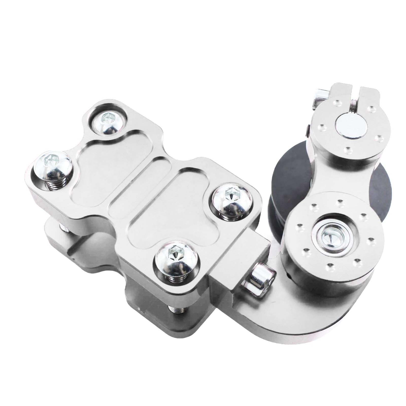 GWH Universal Motorcycle Modified Accessories CNC Aluminum Regulator Alloy New Automatic Adjuster Wheel Chain Tensioner Roller Tools For Motorbike Motocross Chopper ATV Dirt Pit Bike