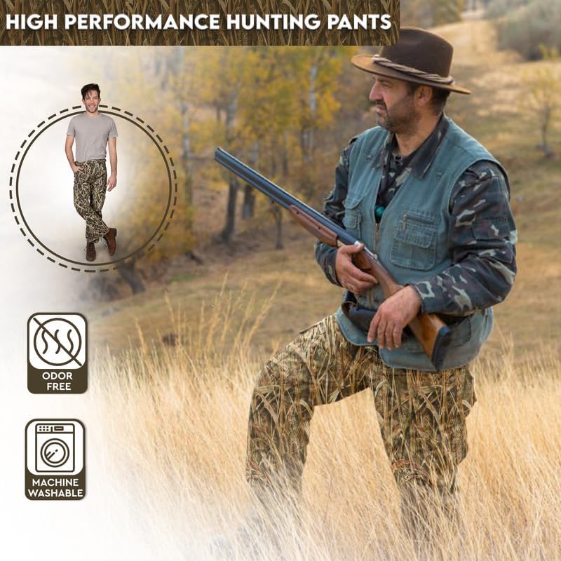 TrailCrest Men’s Camo Hunting Cargo Pants | 6 Pockets | Mossy Oak™ (Improved Specs) - Image 6