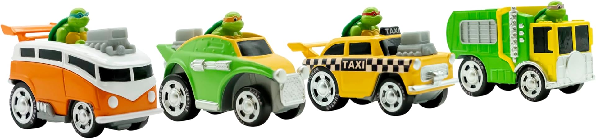 Amazon.com: Teenage Mutant Ninja Turtles, 1:64th Diecast Shell Riders ...