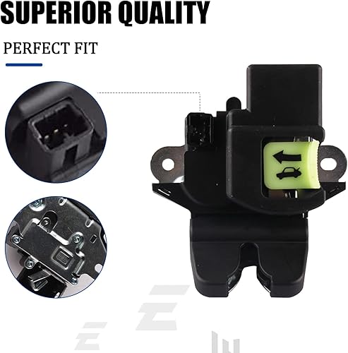 Miniatura 4 de Actuador de cerradura de puerta de maletero trasero compatible con Kia Forte 2013-2018 Hyundai Accent 2018-2023 Reemplazar el pestillo de puerta