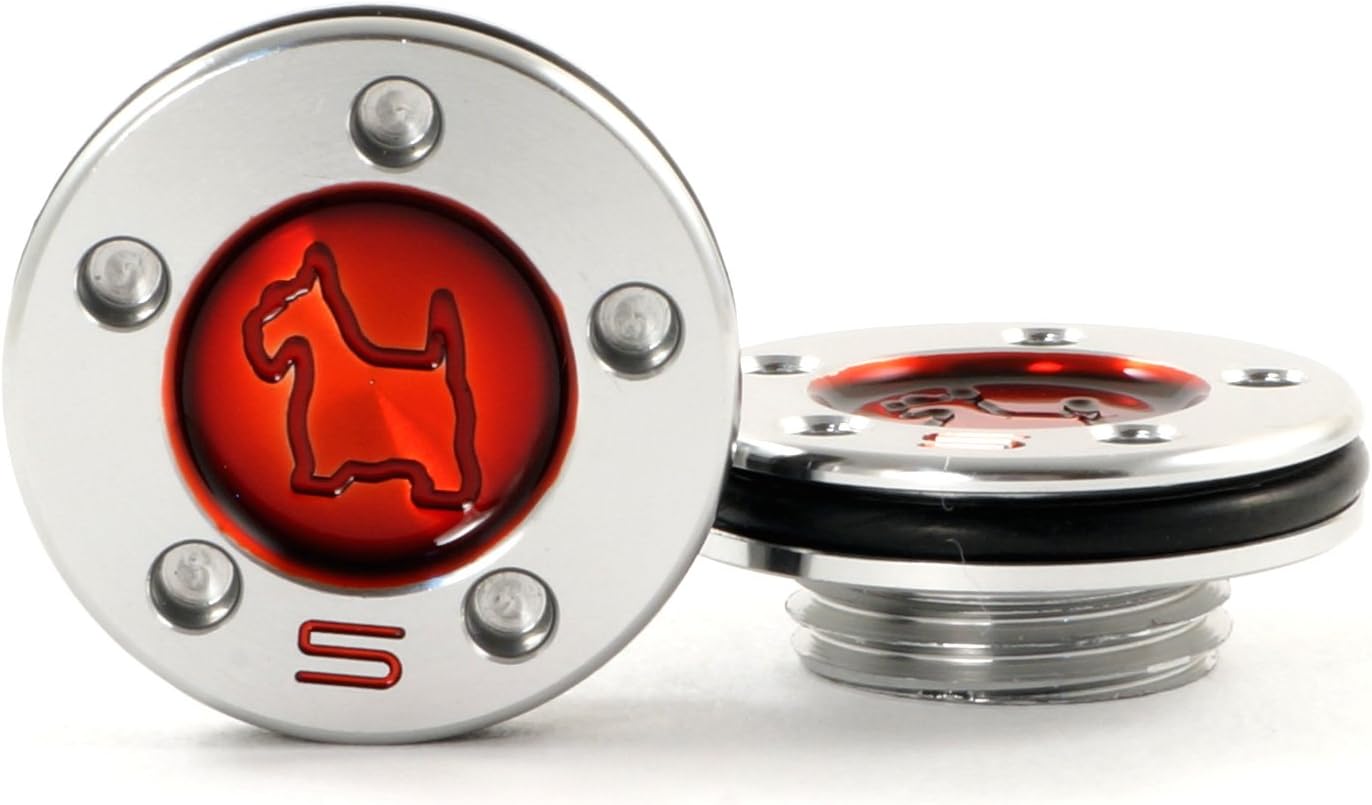 19th Hole Custom Shop 2 of 5g Red Weights Wrench for Scotty Cameron Fastback, Squareback and Roundback Putters, Scottie Dog