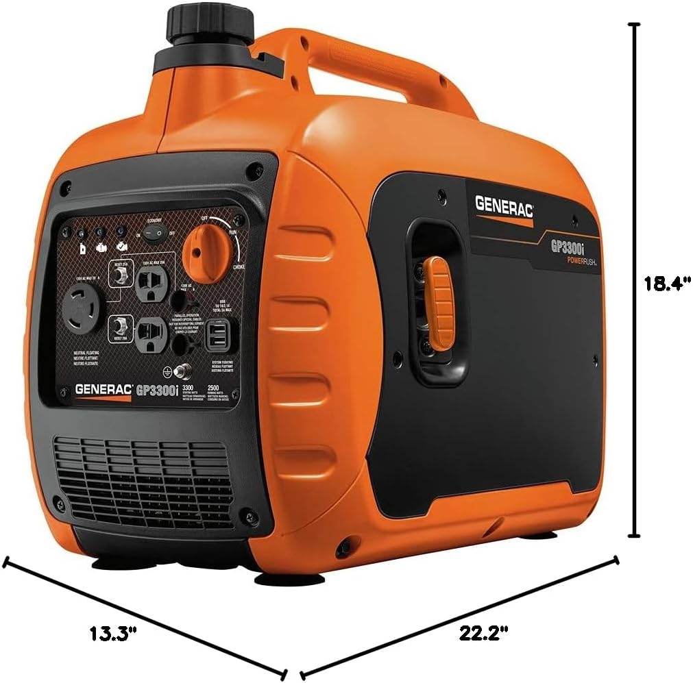 Generac GP3300i Dimensions