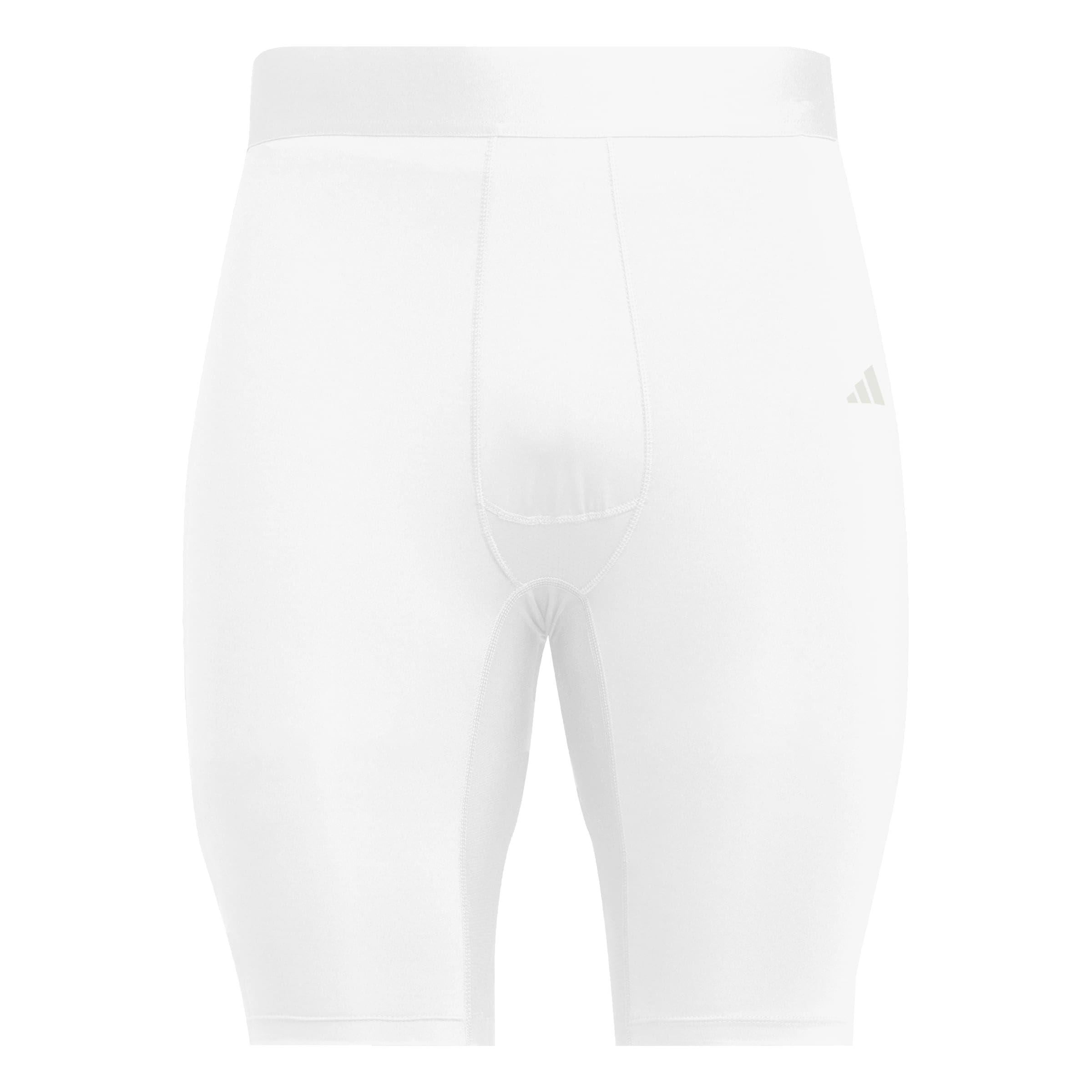 adidas Men's Techfit Short Tight Men Tights, white, XXL