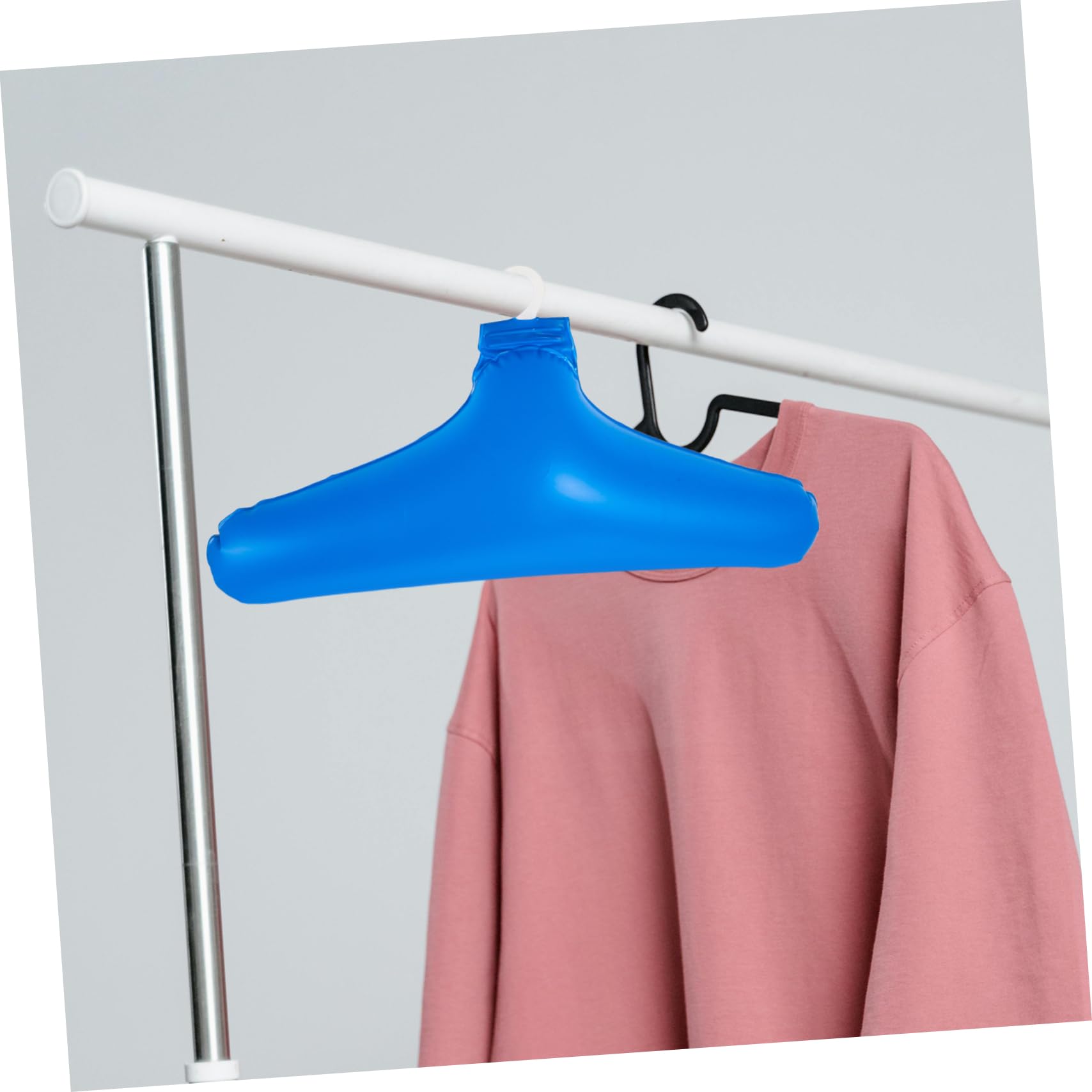TOPBATHY 9 Pz gruccia gonfiabile grucce gonfiabili per il viaggio Grucce pieghevoli appendiabiti da viaggio Appendiabiti per viaggi stendibiancheria stendino armadio da viaggio pvc
