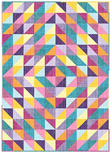 Connecting Threads Beginner Quilt Kit - Half-Square Triangle Fun (Chambray Tonal)