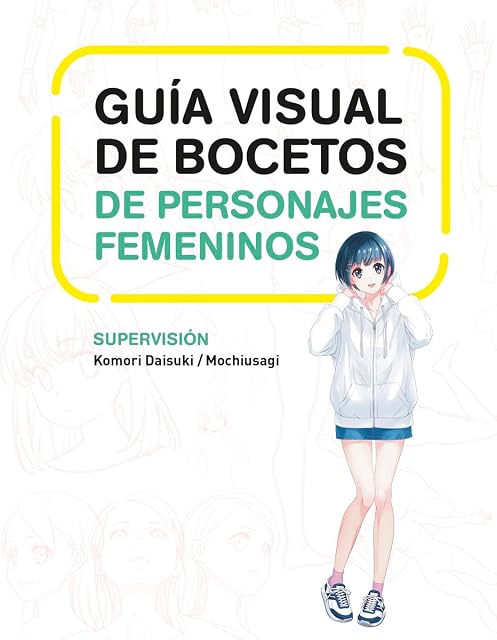 Portada de Guía visual de bocetos de personajes femeninos