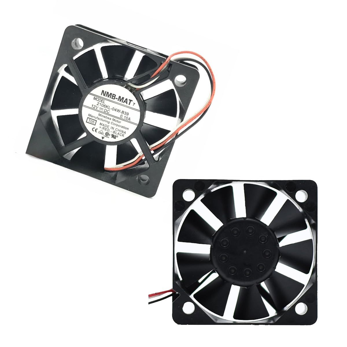Amazon | 冷却ファン 互換性があります NMB-MAT 2106KL-04W-B39 12V 