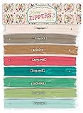 Riley Blake Happy Zippers 3 by Lori Holt of Bee in My Bonnet – 8 Colorful 16