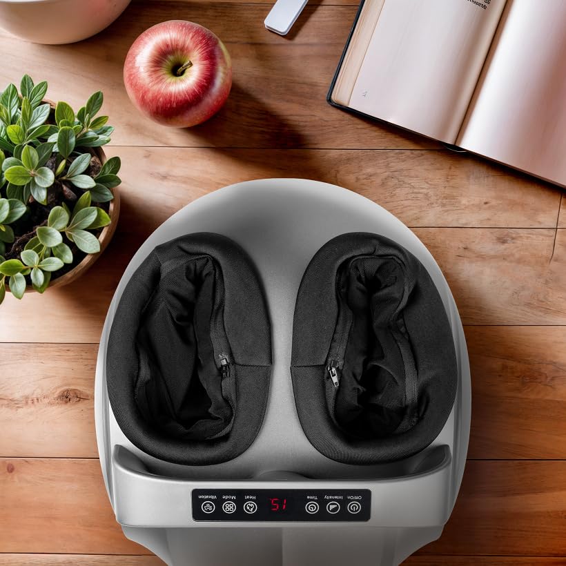 GLOBAL RELAX® | VITALZEN MINI PREMIUM Massaggiatore elettrico per i piedi | Massaggio a 360° I Compressione | Macchina per alleviare il dolore I Circolazione dei piede stanchi