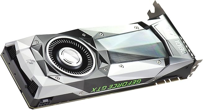 EVGA GeForce GTX 1080 Founders Edition, 8GB GDDR5X, LED, DX12 OSD Support (PXOC) Graphics Card 08G-P4-6180-KR