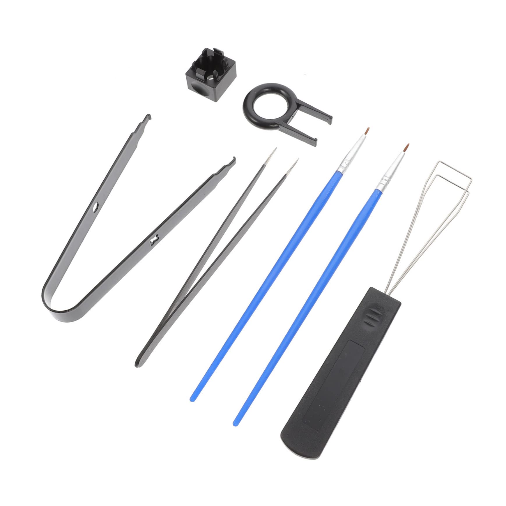 OSALADI 3sets Completo Per Manutenzione Tastiera Pinzette Estrattore e Spazzola Per Lubrificazione Strumenti Professionali Per Tastiere Meccaniche e Pulizia Accessori