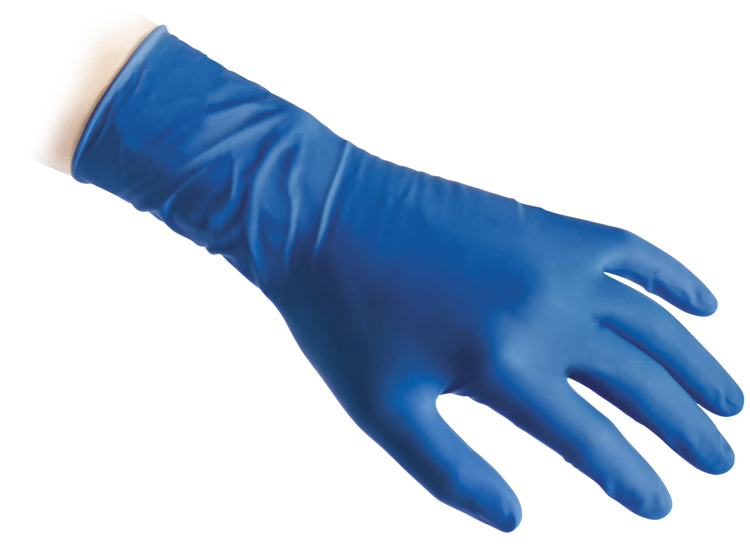 Reflexx R98 Guanti Lattice Ultra Resistenti - Senza Polvere, Taglia S Blu (Confezione Da 50)