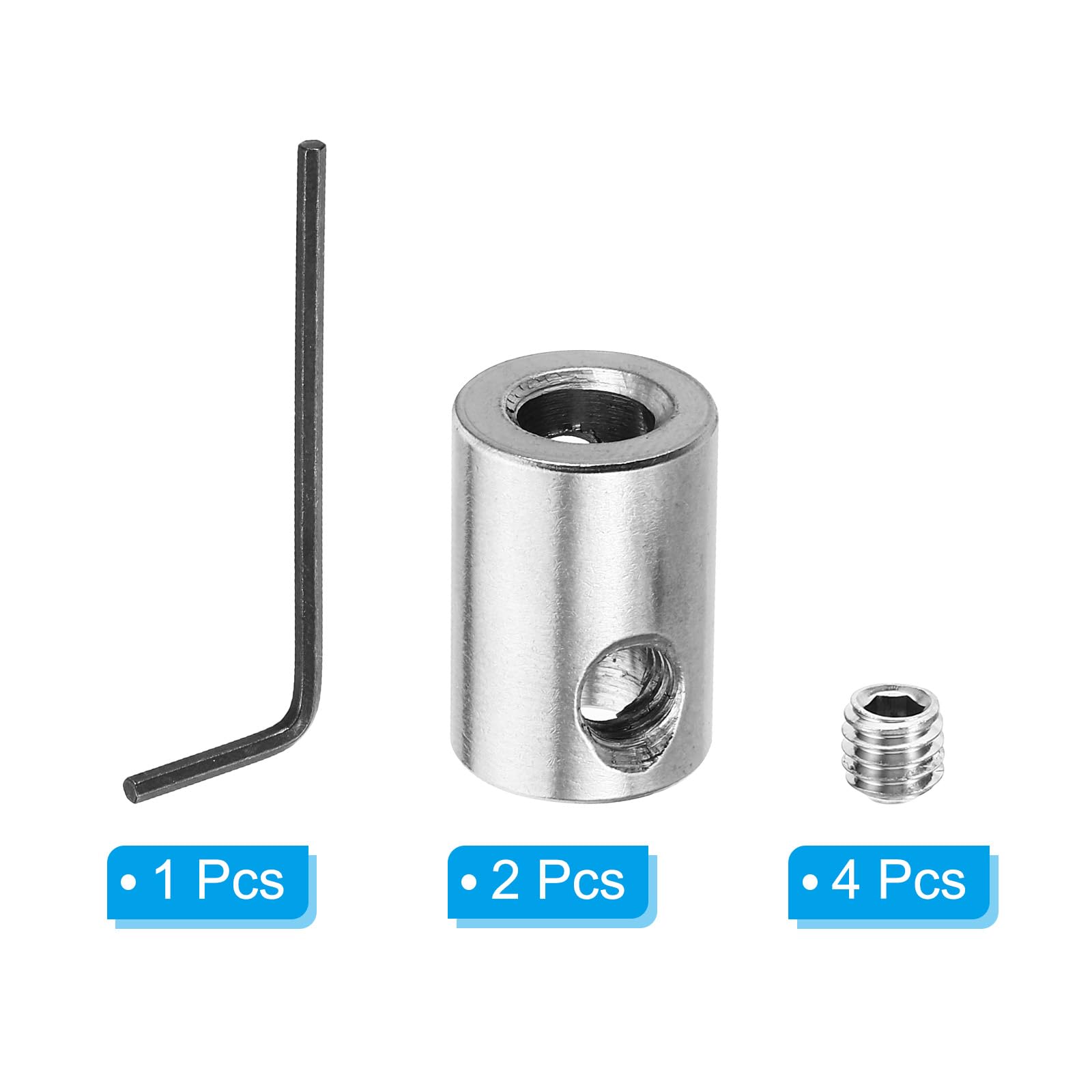 7 Stück Drahtseilklemmen 2–4 Mm – Edelstahl 30 Produktbild-Vorschau 2