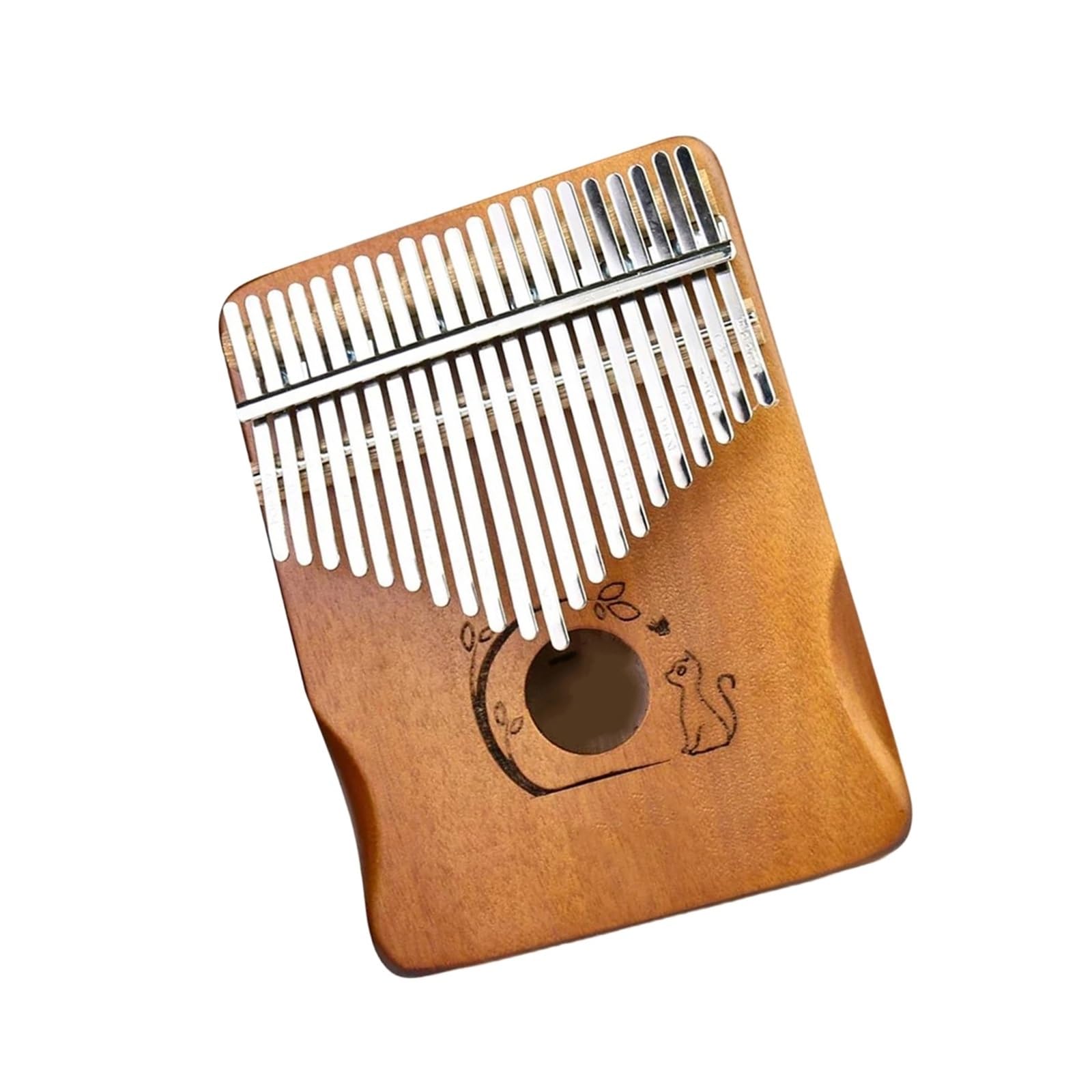 Kalimba Un Instrumento Musical Portátil De Madera Para Principiantes(Brown)