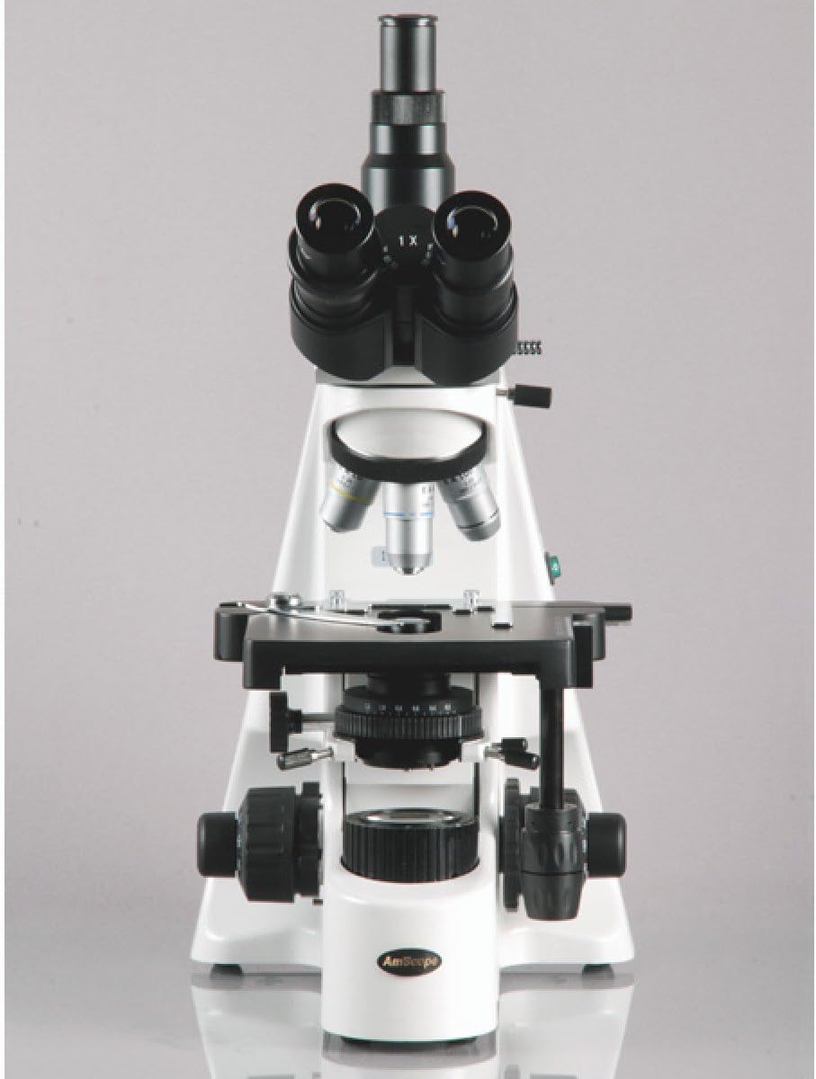 AmScope T690C-DKO 40X-2500X Professional Infinity Kohler Trinocular Darkfield Microscope with Oil Condenser