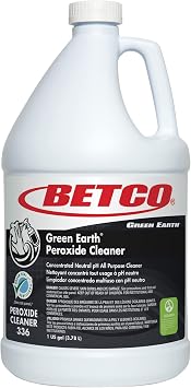 Betco Green Earth Peroxide Cleaner, 128 Oz, Fresh Mint Scent, Total Qty 1