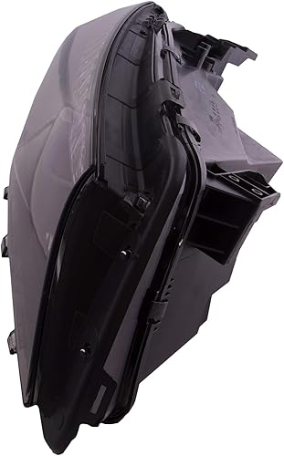 Miniatura 3 de HEADLIGHTSDEPOT - Juego de faros delanteros halógenos, carcasa negra con lente de rendimiento compatible con Mercedes Benz CLA250CLA45 AMG 2014-2019