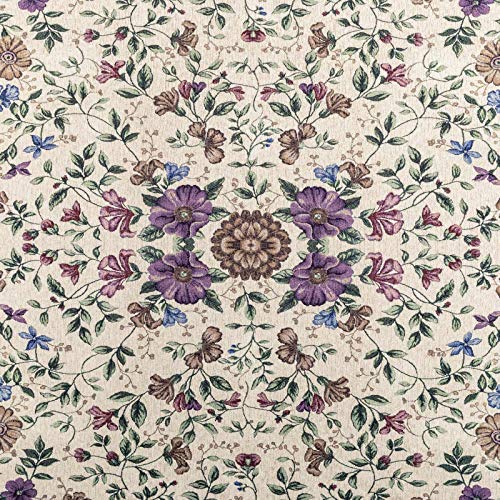 TALETA Aegean Teppich Orientalisch Aubusson mit Blumenmuster Border Wohnzimmer Beige 120x170cm – Bild 6