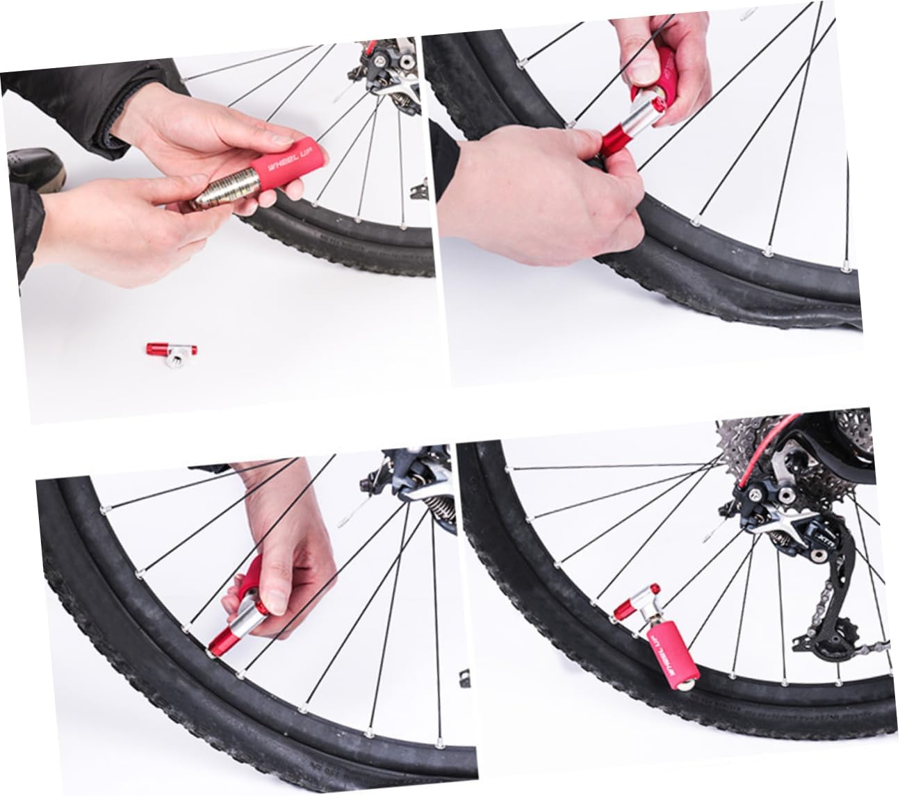 Carbon Dioxide Tire Pump for Bicycles Motorbikes Durable Inflator with CNC Processing Compact Design