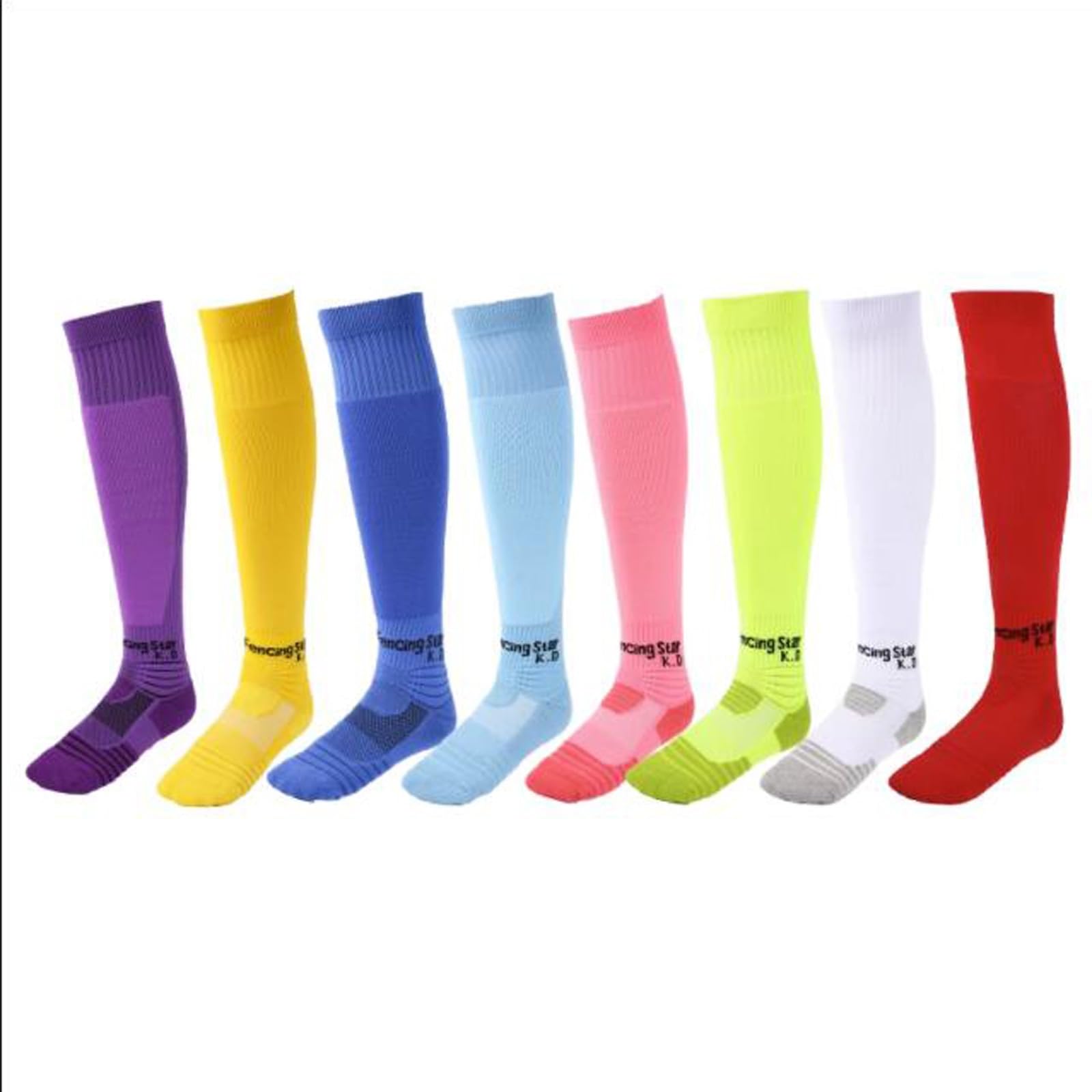 Professionelle Fechtschutzstrümpfe for Kinder- Und Erwachsenenfechter, Fechtsocken for Degen, Säbel Und Florett, Hohe Lange Sportsocken