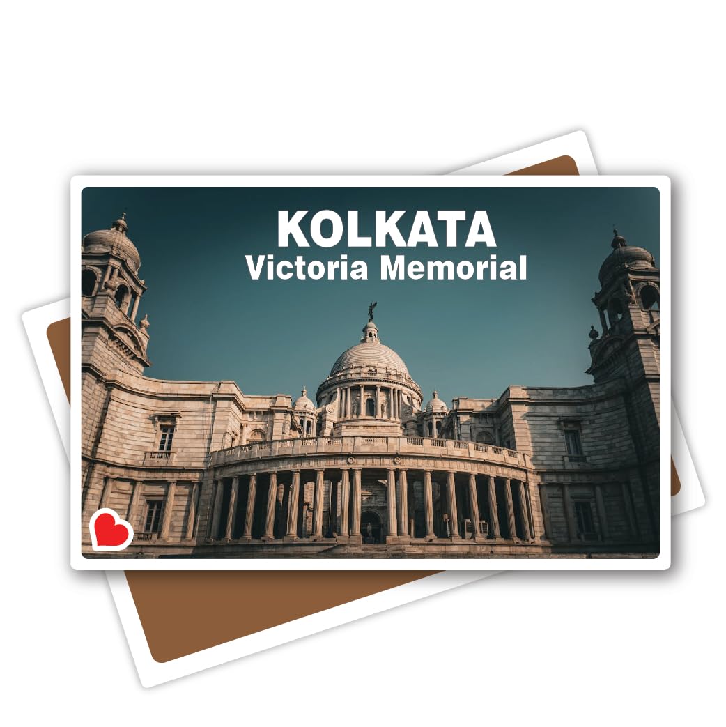 Kolkata Victoria Memorial Rectangle Multicolour Fridge Magnets Travel Lovers Souvenir 3x2 inch, 3mm | Kitchen, Home Office Decorative Refrigerator-picture-31