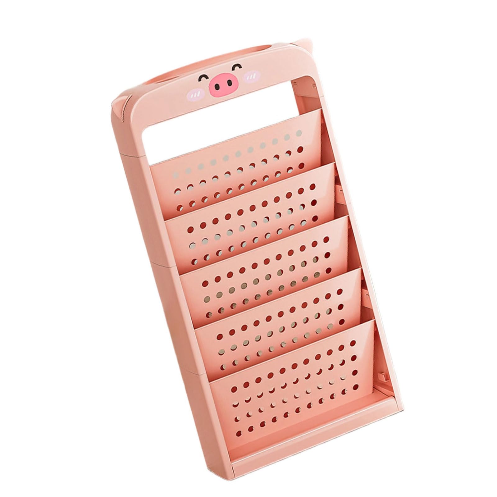 Bookshelf Cart with Sturdy Tiers Storage Organizers for Efficient Space Saving Designs Utilization Rolling Cart for Home