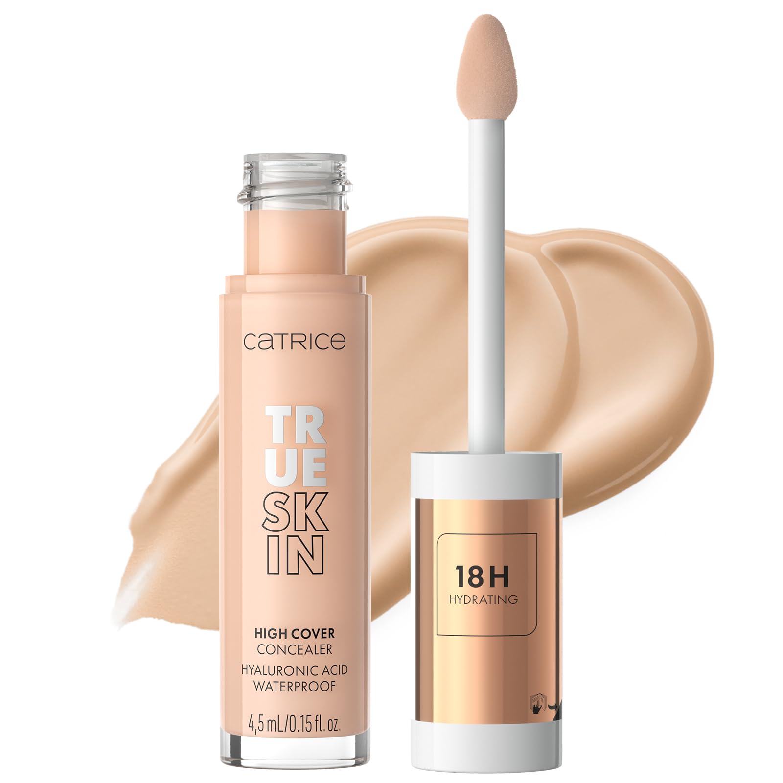 Catrice True Skin High Cover Concealer, anti-spot, moisturizing/hydrating, longlasting, natural, matte (4.5ml)