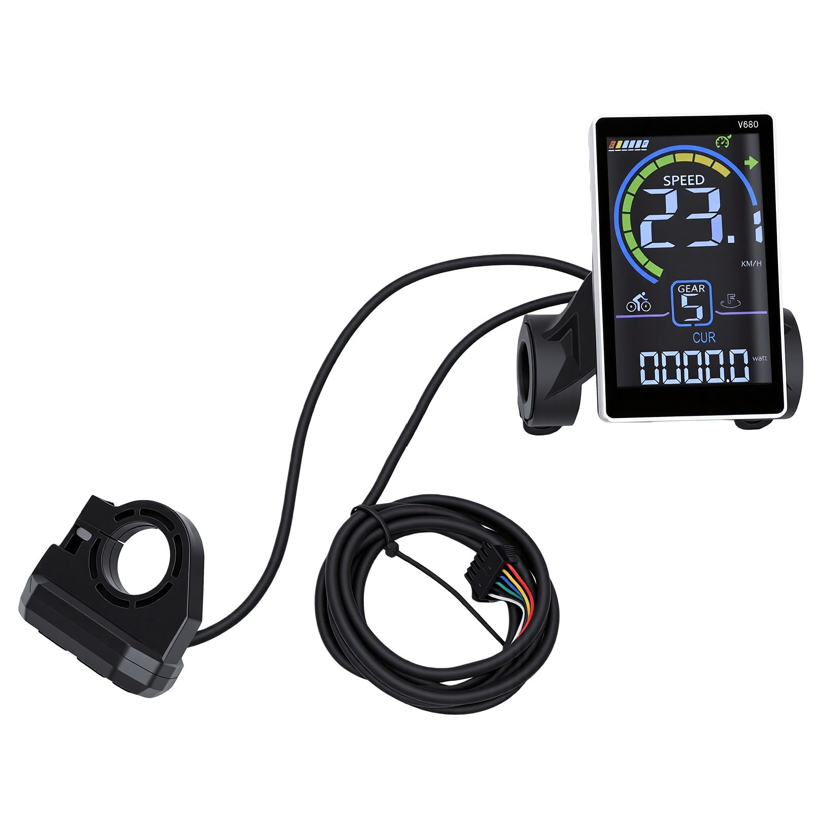 Generic Zestaw Kontrolera Hulajnogi Elektrycznej z Wyświetlaczem LCD Wodoodporne, Inteligentne Funkcje do Codziennych DojazdóW do Pracy 1000 W