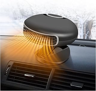 Car Heater for Chevrolet Task Force 1955–1959, Windshield Fast Defroster Demister, 360° Adjustable Car Heater, 2 in 1 Heating and Cooling, Plug-in Cigarette Lighter,A 12V