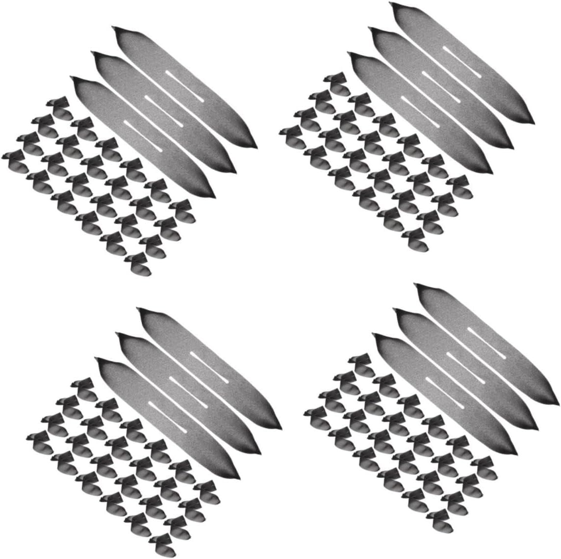 200pcs - Hanger Sponge Covers Non-Skid Hanger Grips Lightweight Clothing Protector for Suits and Coats Fit Easy to Install