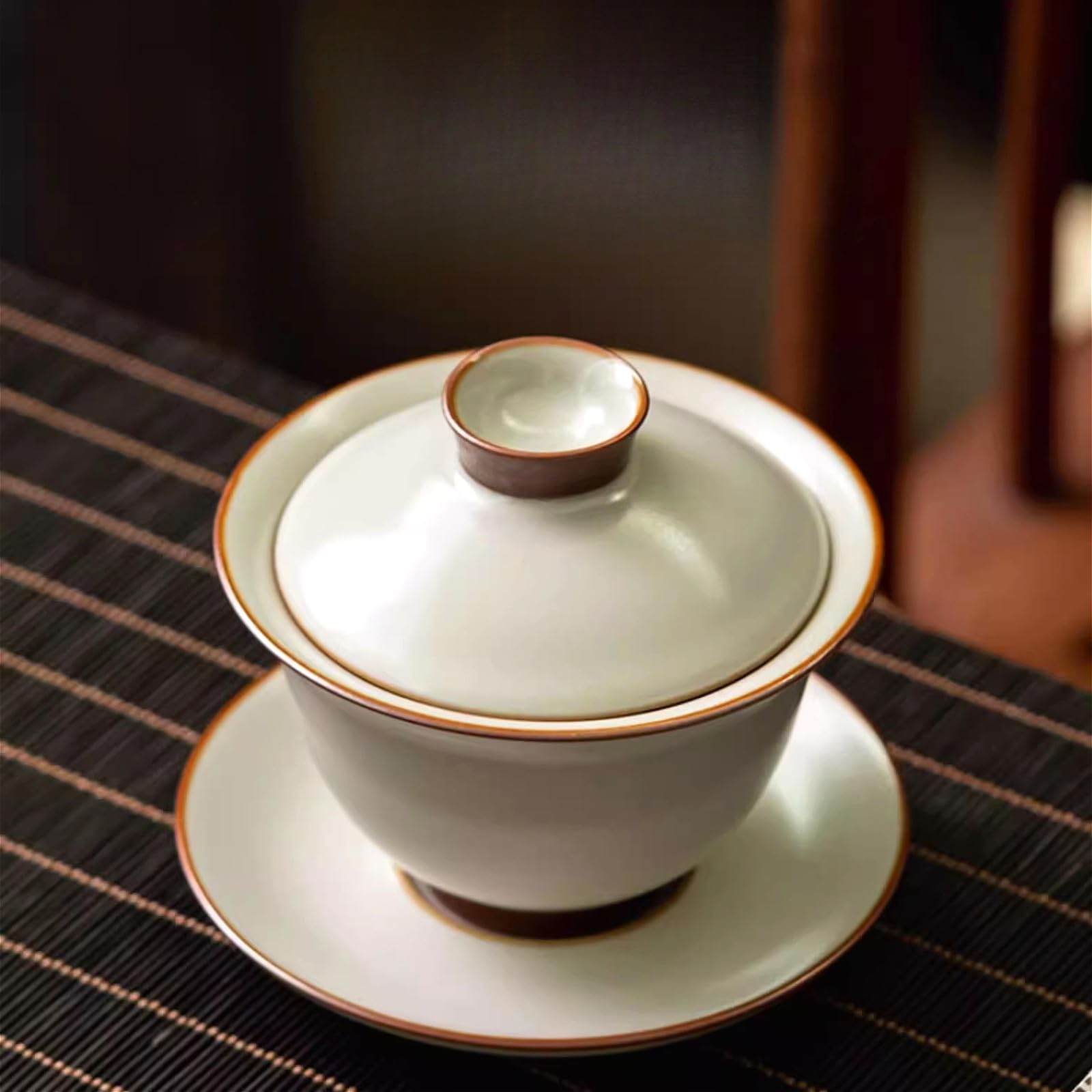Gaiwan Kungfu beige Ruyao de 200 ml pour votre pause thé déconnexion à la maison