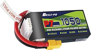 14.8V 4S 1050mah LiPo Battery RC Battery 150C with XT60 Plug FPV for RC Models Airplane Helicopter UAV Remote Control Quadcopter Drone FPV