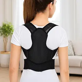 Colete Lombar Reforçado para Correção Postural – Suporte Ortopédico para Coluna, Alívio de Dores nas Costas e Postura Ereta - Tamanho XG