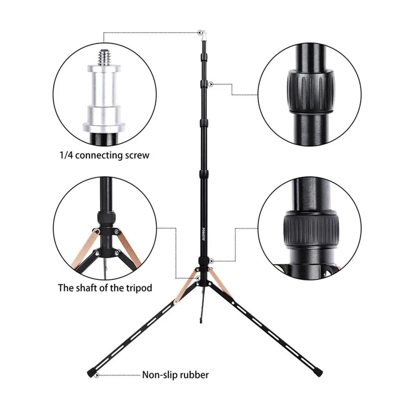 Statyw świetlny LED, torba, 2,22 m, softbox do studia fotograficznego, oświetlenie fotograficzne, klosze błyskowe, reflektor