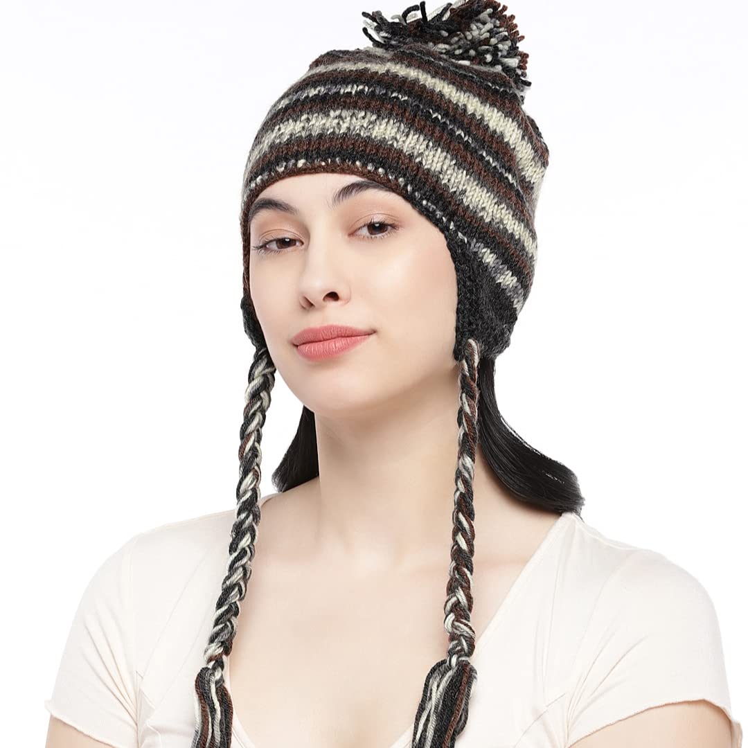 Handknitted/Crocheted Winter Woolen Beanie