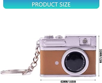 LED Glowing Miniature Camera Keychain