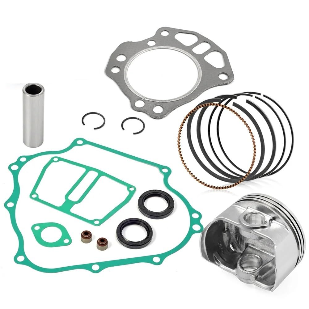 pist. KIT DI RICOSTRUZIONE MOTORE PISTONE E ANELLI GUARNIZIONE Adatto for MULE 600 610 SX KAF400