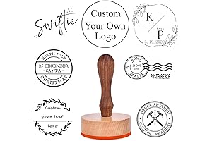 Personalized Designs Custom Rubber Stamp, Perfect for Wedding Invitations, Business Logos, Address Labels, and More!