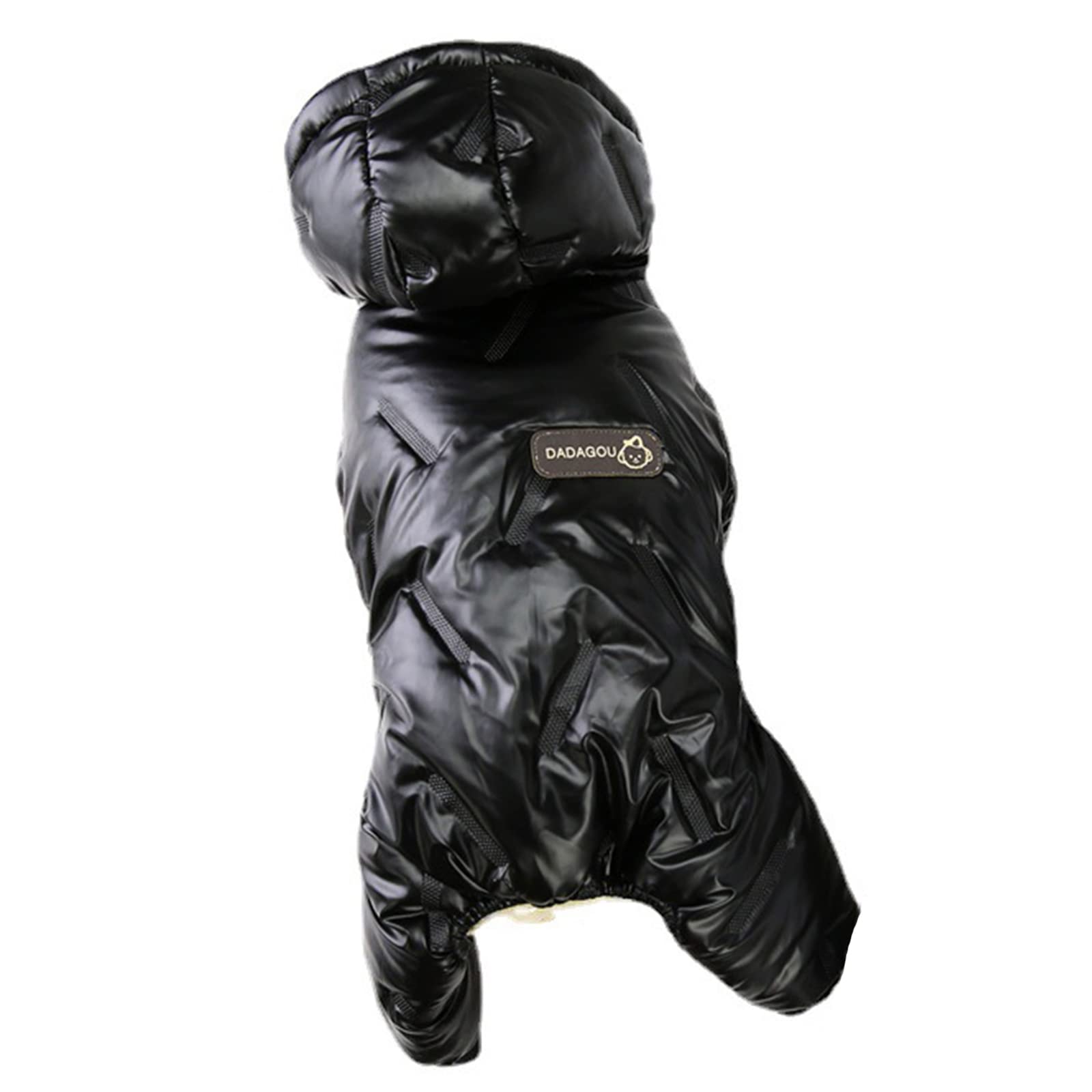 Vêtements chaud pour chien style combinaison de ski léopard M