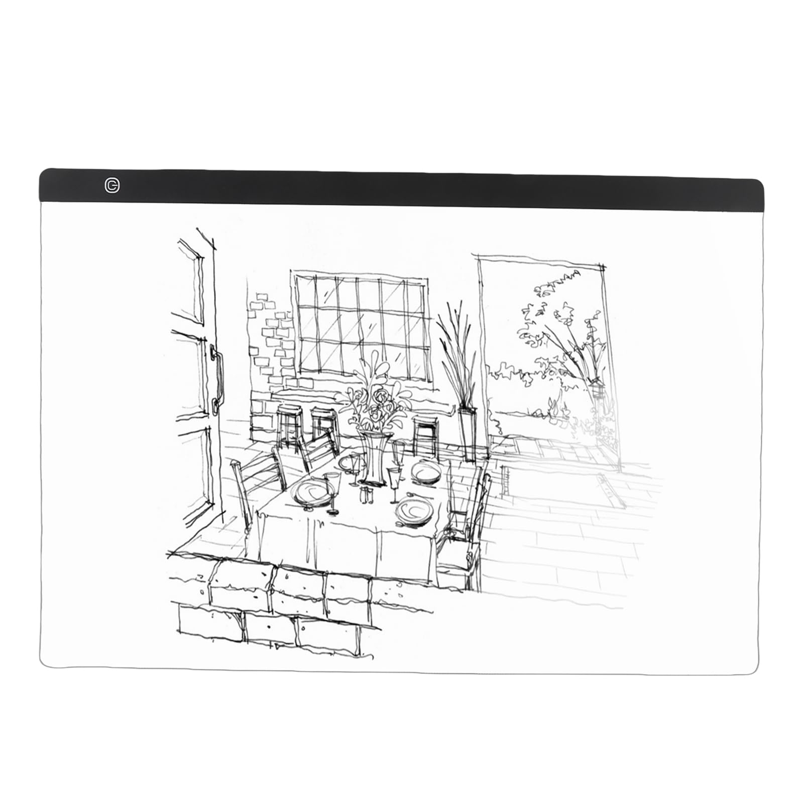 Caja de luz ultrafina, mesa de dibujo alimentada por Usb con brillo regulable para artistas que diseñan dibujos en Streaming y animación de bocetos