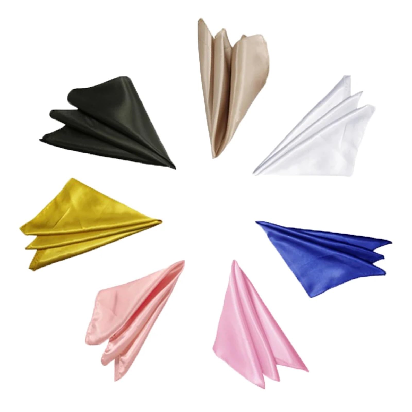 Servilletas de Tela, Servilletas de Mesa 5 o 10 Piezas Multicolor 29x29cm(10 Peach)