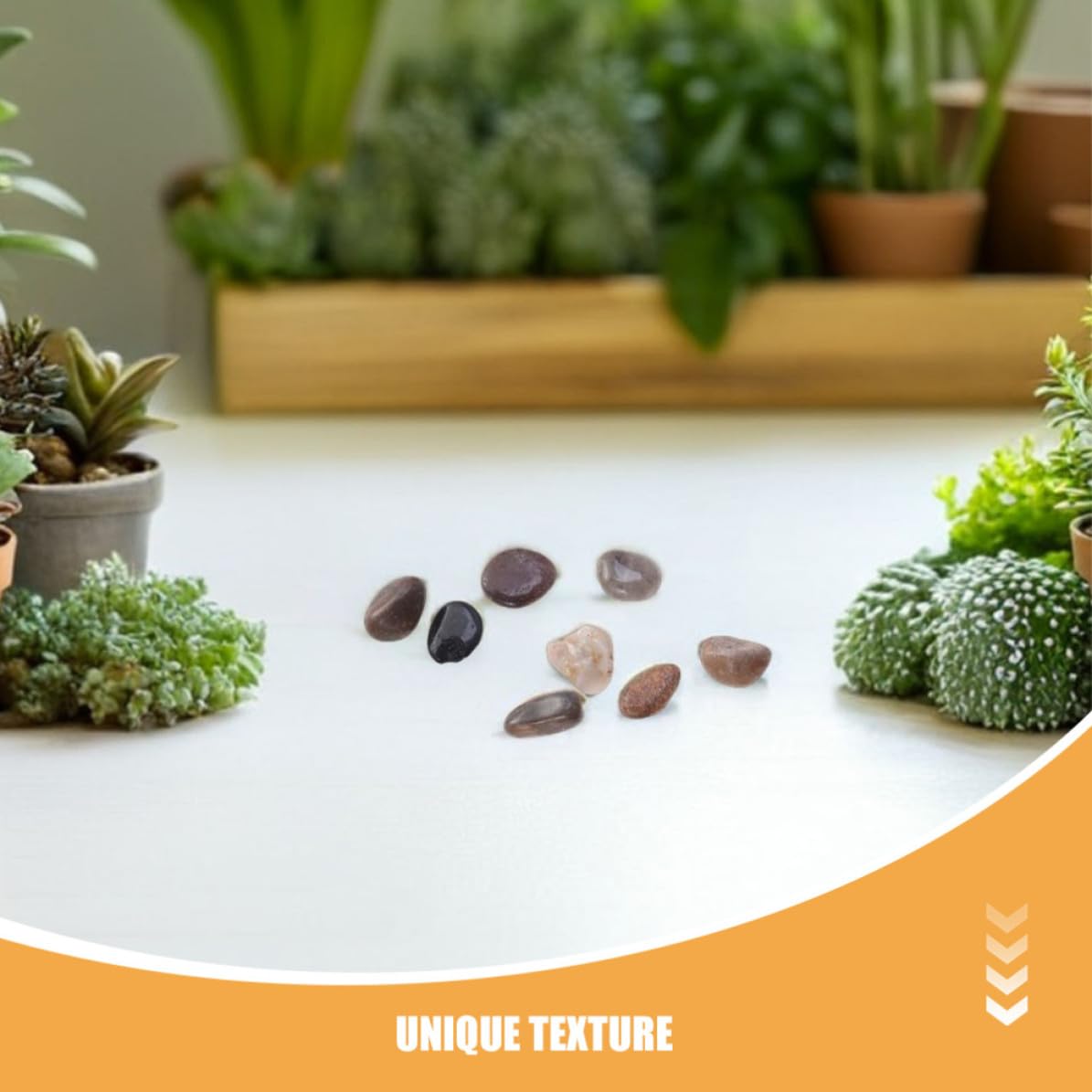 Guijarros Decorativos para Acuarios de 1500g, Pulidos, Naturales