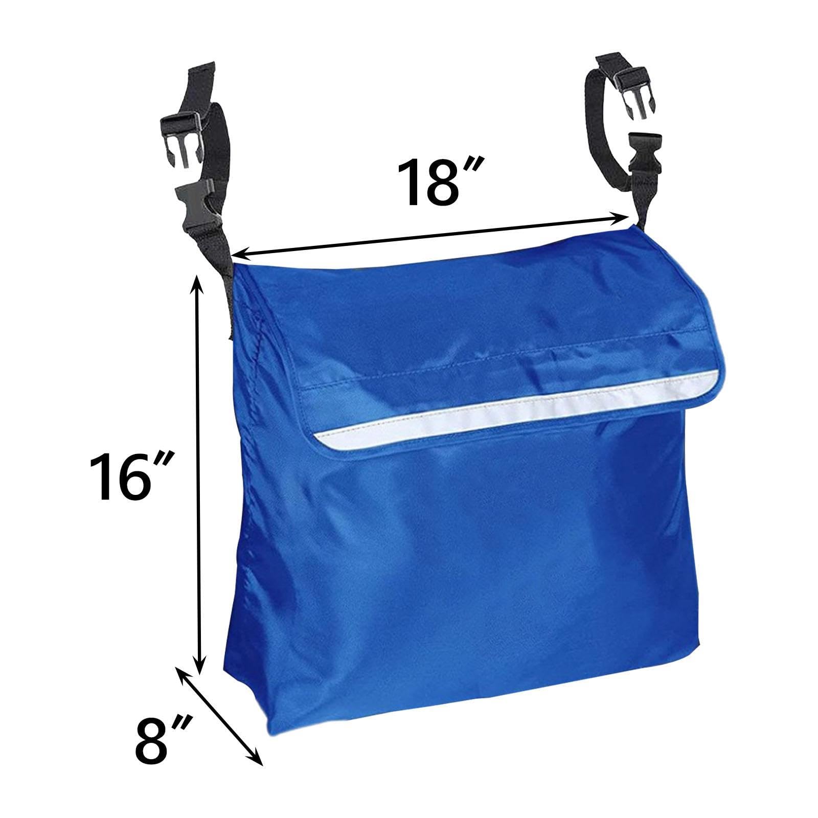 Bolsa para Silla de Ruedas, Mochila, Estuche de Almacenamiento, Tela Oxford, Al Agua, para Sillas de Ruedas, Mayores, Uso Diario.