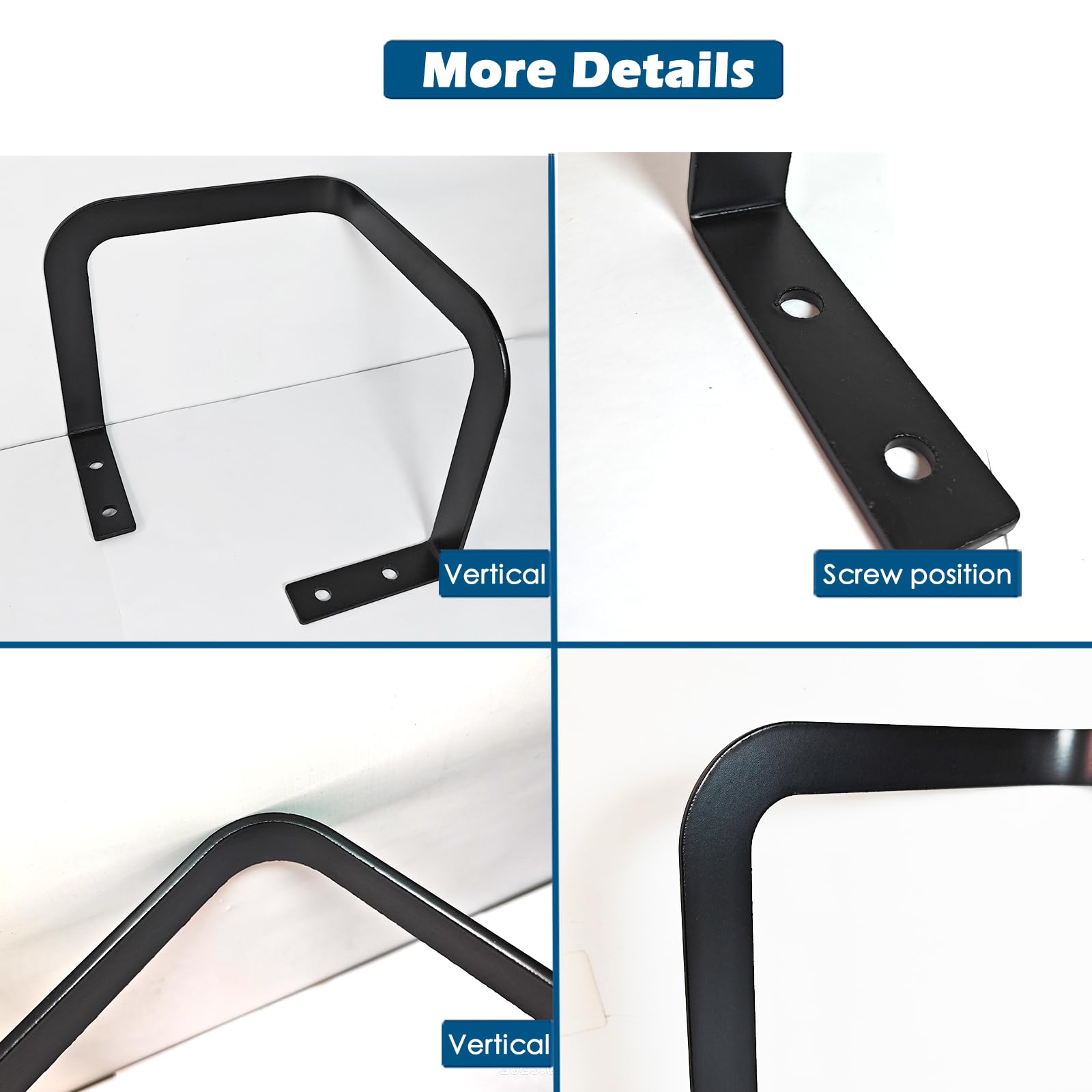 2x Matratzen-Halterung Chrom - Verhindert Matratzenrutschen - Für Matratzen über 25,4cm Dicke