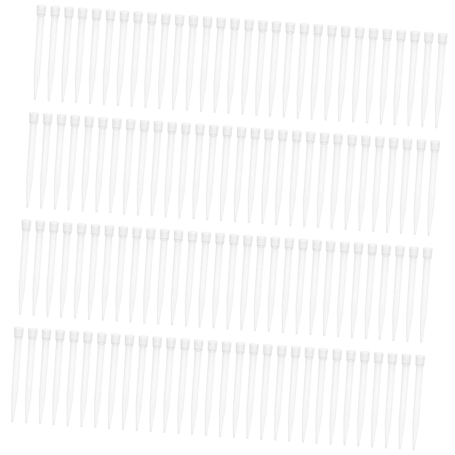 300pcs Transparent Liquid Pipettor Tips for Laboratory Use Safe Autoclavable Pipette Nozzle Tips for Accurate Liquid Transfer School and DIY Experiments